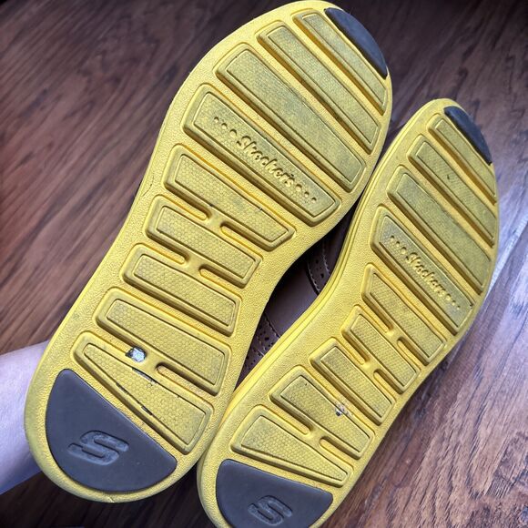 Sketchers Women Brogue Brown Faux Leather Sole Rubber Lace Up Shoes 8 - Picture 6 of 9